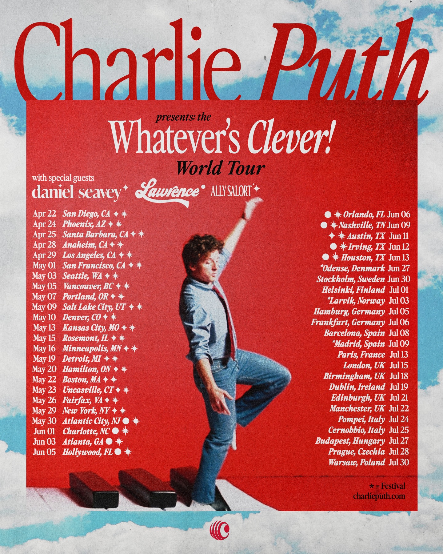 Lawrence Whatever's Clever! World Tour Poster 2026